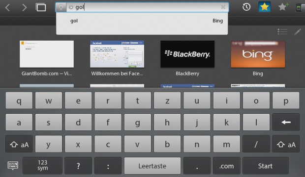 Die Bildschirmtastatur reagiert direkt. (Screenshot: Michael Wieczorek)